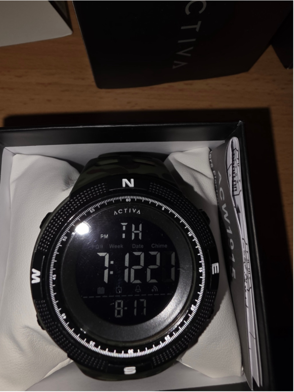 Activa x Invicta Summit Men's Digital Watch 50mm Green Camo NIB